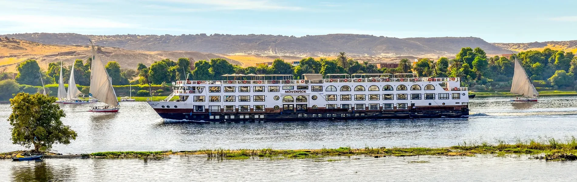 Movenpick Sun Ray — круиз по Нилу на 4 дня : Асуан–Луксор