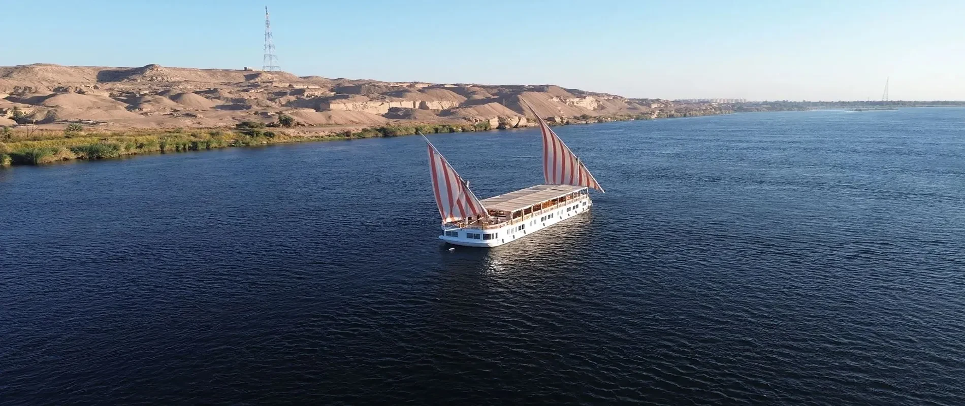 Three Pyramids Dahabiya — круиз по Нилу на 8 дней : Луксор–Асуан